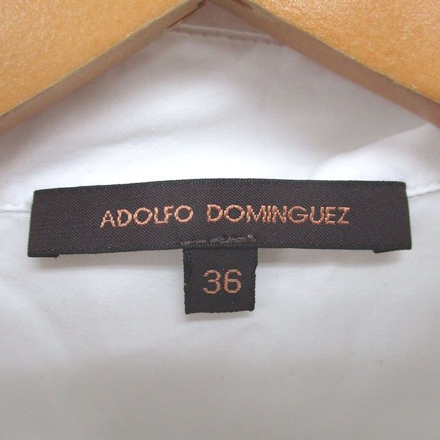 アドルフォドミンゲス ADOLFO DOMINGUEZ シャツ ブラウス ステンカラー