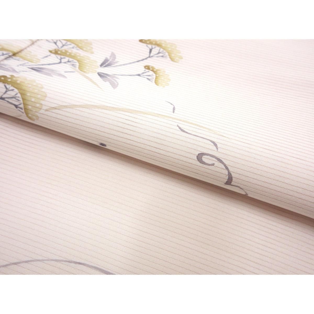 【未使用品】単衣　駒絽訪問着　ボカシ染