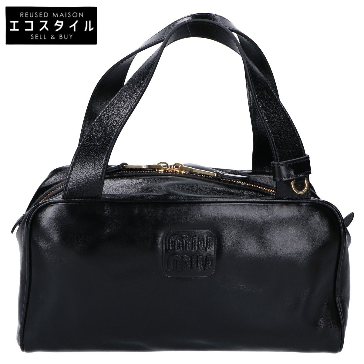 MIUMIU ミュウミュウ 新品同様 25AW 5BB182 2IEO ソフトシャインカーフ 