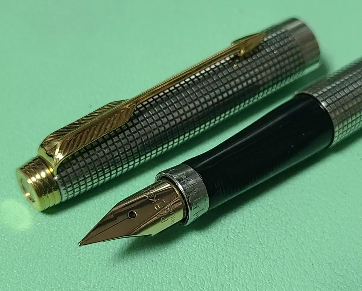 パーカ75 スターリングシルバー XFニブ アメリカ製 万年筆