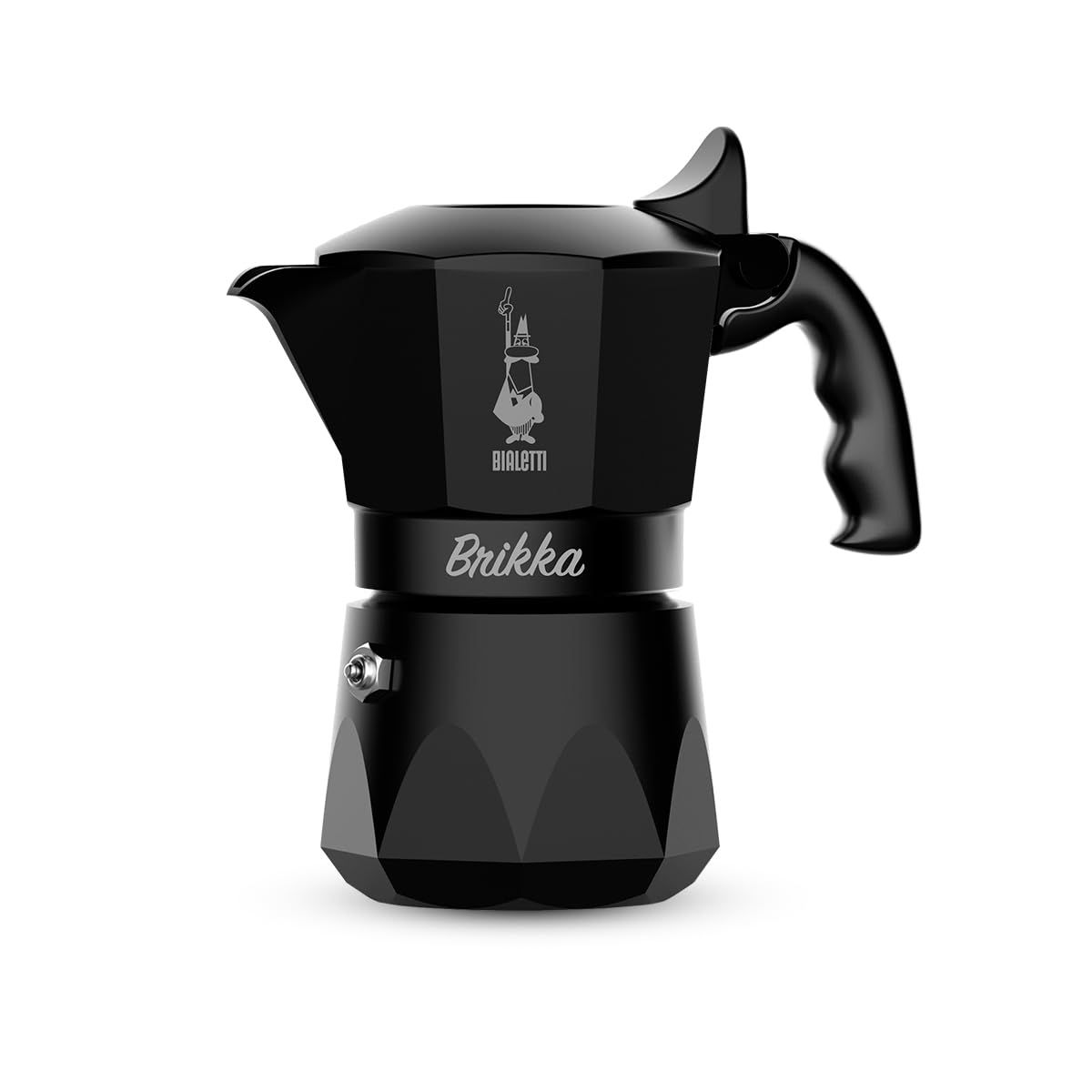 【日本限定色】BIALETTI(ビアレッティ) ブリッカ ブラック 2カップ 直火式 (コーヒーメーカー エスプレッソメーカー マキネッタ)Y b6ae99b0