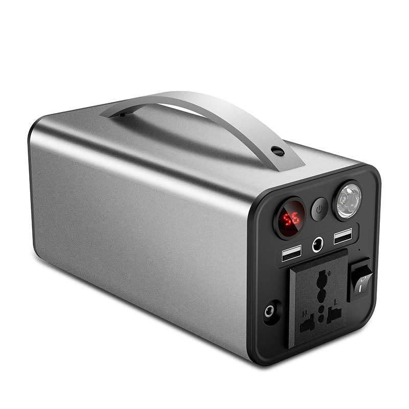 ポータブル電源 166Wh AC100V高出力家庭緊急用 CED照明 屋外緊急電源 160W パワーパック キャンプ旅行 釣り 出張 アウトドア 防災 停電対策 AC/DC/USB/タイプCコンセント 型番:OKD-180（シルバー）Y f2a443e5