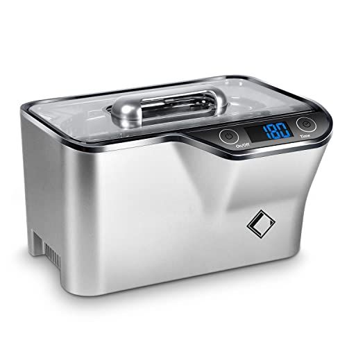 LifeBasis 超声波清洗机 600ml ?振?器?力清洗 装卸式 改善?格 42,000Hz 眼?清洗机 5???器 触摸屏 ?面超声波眼?清?器 手表 宝石 日用小物件 精密零件 ?金属 手表表? ?品 可清洗CDS-100kk 57048fdd