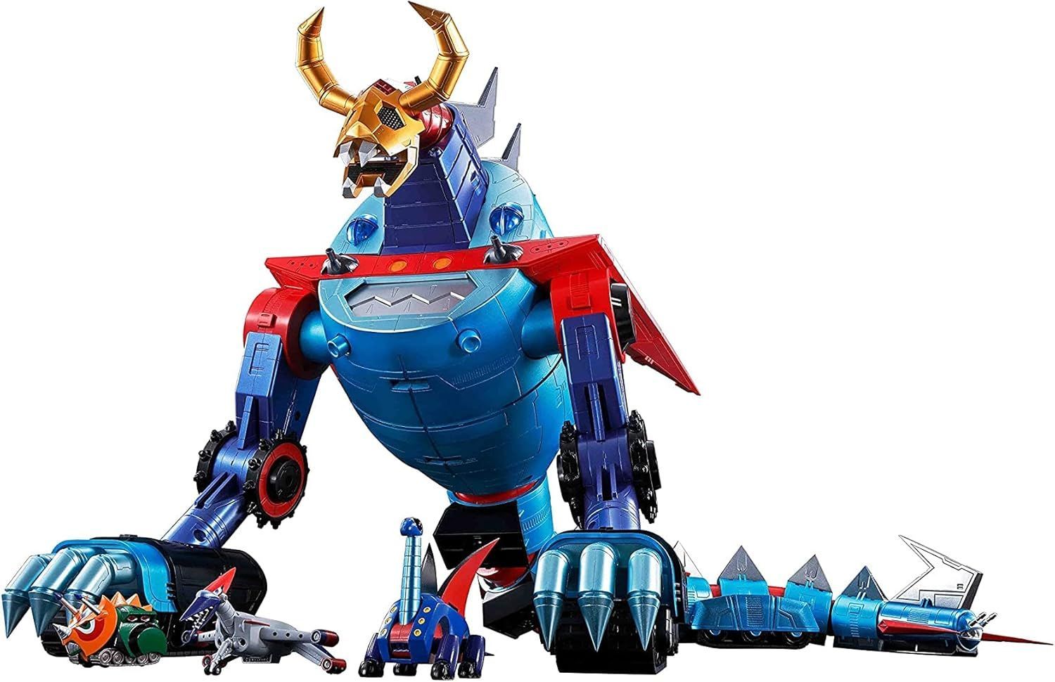 【新品】TAMASHII NATIONS 超合金魂 GX-100 ガイキングu0026大空魔竜 ABSu0026ダイキャストu0026PVC製 塗装済み可動フィギュア BAS58749