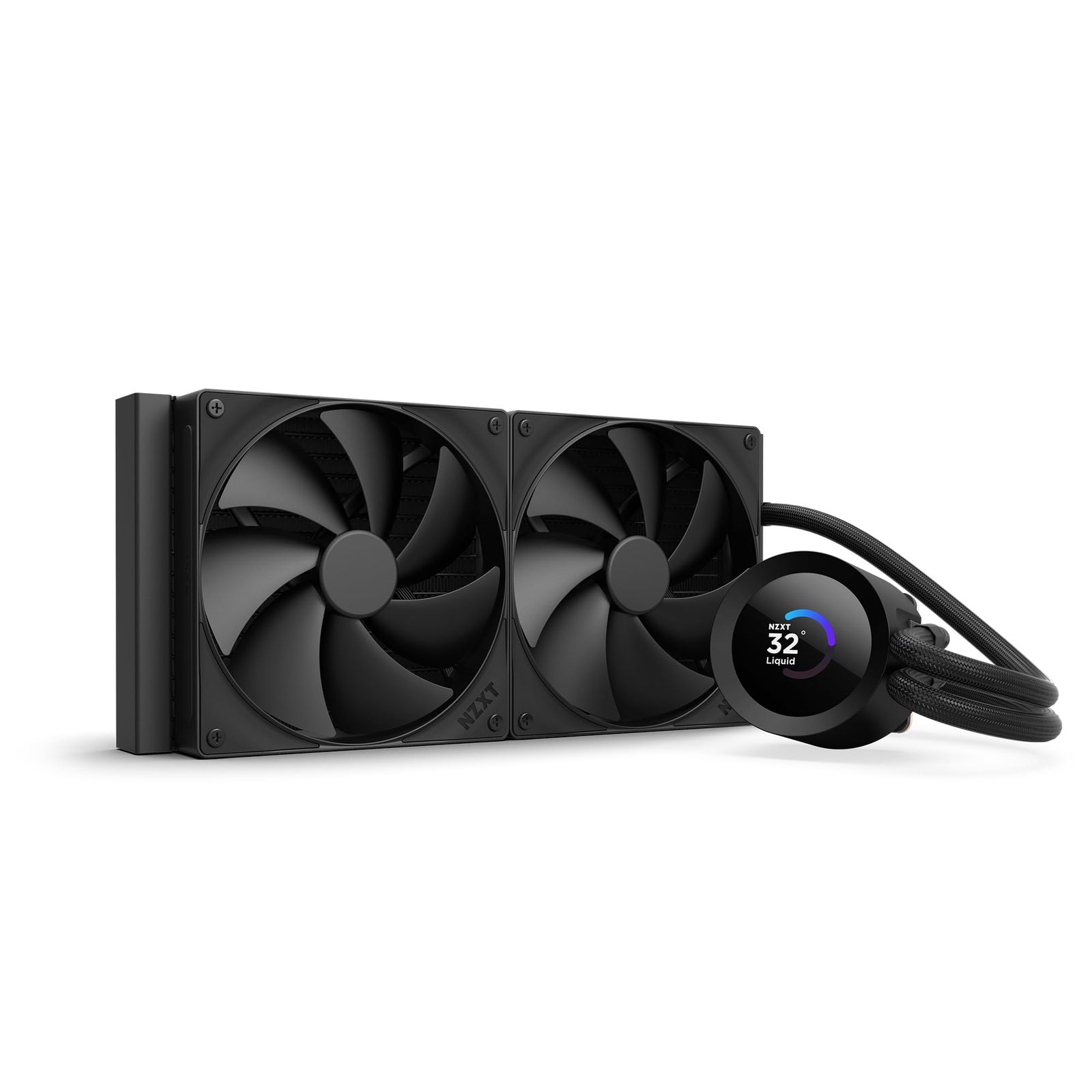 NZXT Kraken Plus 280 v2 Black 簡易水冷CPUクーラー ブラック RL-KN280-B2 FN2483 [ブラック] [280mm] [Kraken Plus]