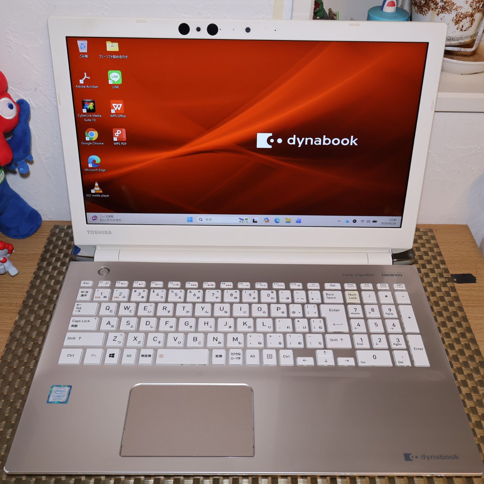 希少色Win11正式対応i7/メ8/SSD/BD/無線/カメラ/HDMI/FHD - メルカリ