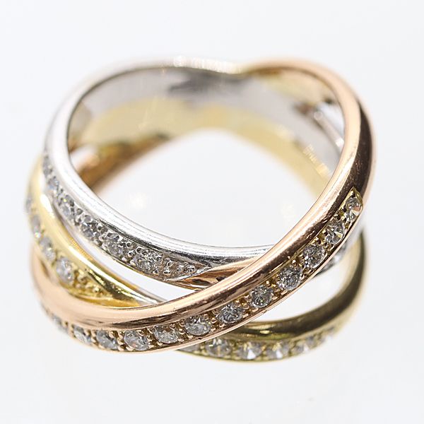 美品 ダイヤ リング 18K 11.1g .76 アクセサリー ジュエリー 5928120 5NBT AKO KMT ABC23511 139,000円