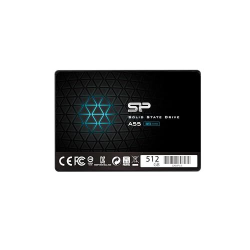 SP Silicon Power シリコンパワー SSD 512GB 3D NAND採用 SATA3 6Gb/s 2.5インチ 7mm PS4動作確認済 3年保証 A55シリーズ SP512GBSS3A55S25ma f1127aad