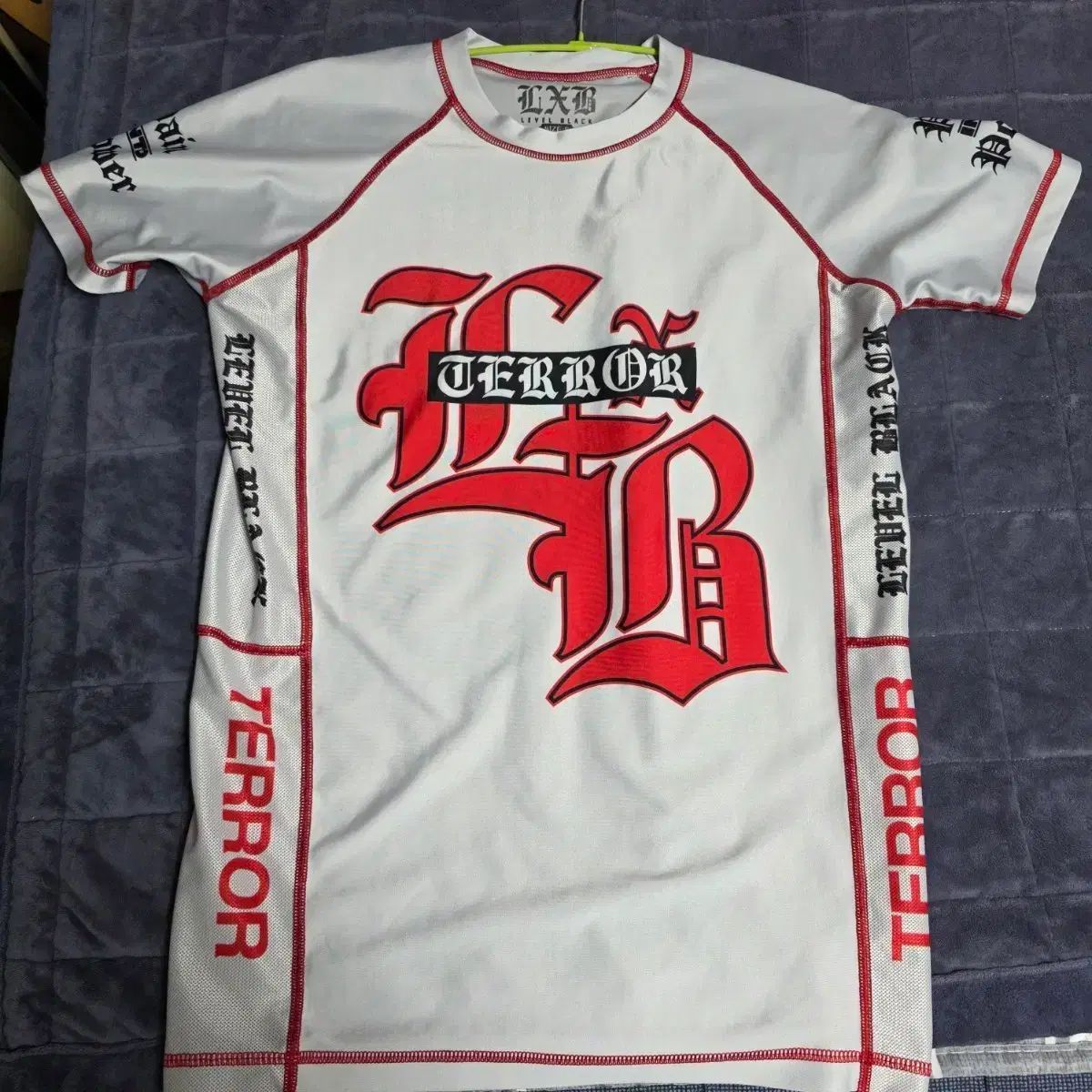 LXB レベルブラック 柔術 Jiu-Jitsu ラッシュガード FIGHT OR ESCAPE ショーツ セット S