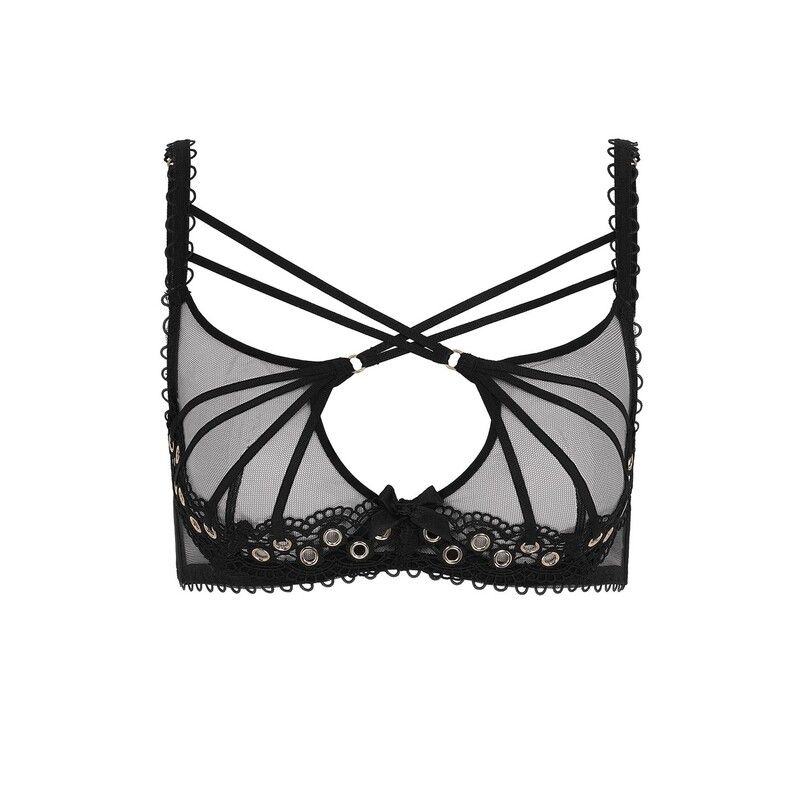 エージェントプロヴォケイター レディース アンダーウェア ブラジャー Agent Provocateur DORETTA Plunge Underwired Bra Black ブラック
