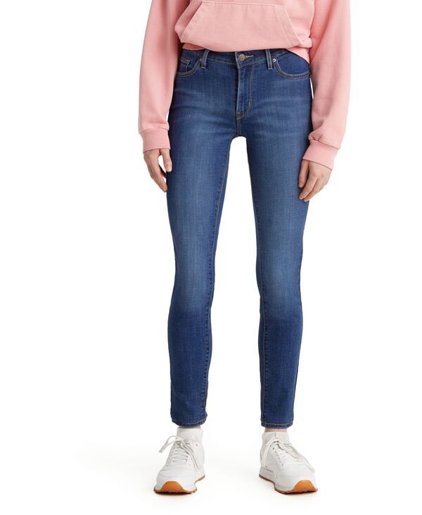 リーバイス レディース ボトムス デニムパンツ ジーンズ Levis Womens 711 Mid Rise Stretch Skinny Jeans Cobalt Overboard コバルト