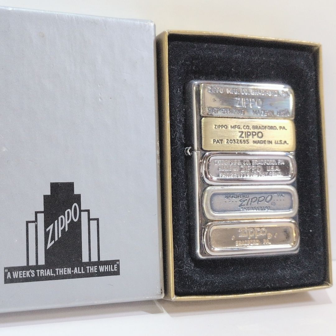 Zippo 歴代 ボトムズ スタンプ トップ シリアルナンバー 両面 2005年