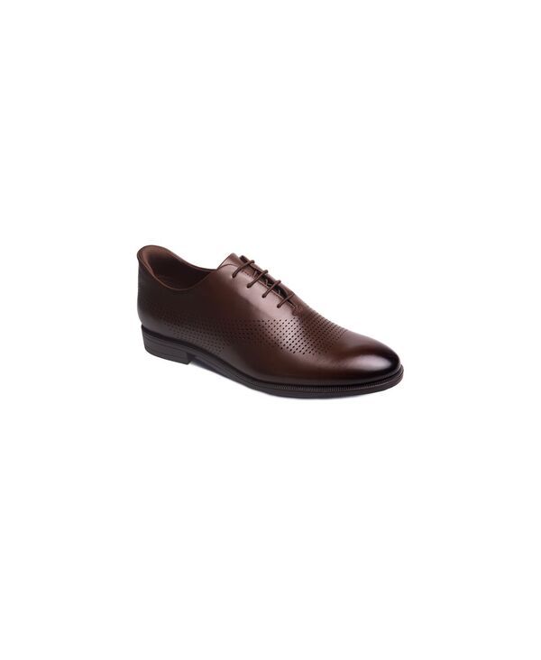 マークジョセフニューヨーク メンズ シューズ オックスフォード Marc Joseph New York Mens East Road HandsFree Slip On Technology Perforatedress Oxfords Brownapa l
