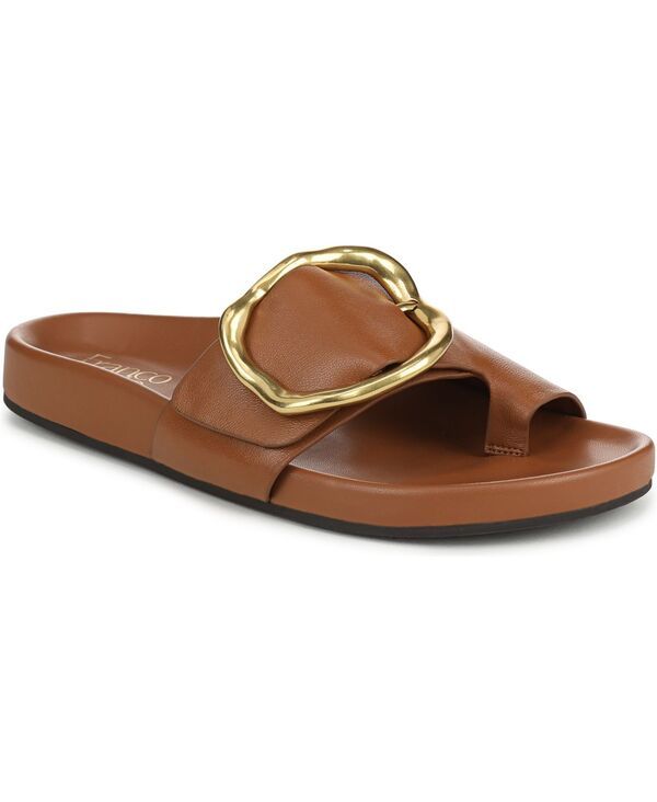フランコサルト レディース シューズ サンダル Franco Sarto Womens Brianka Slide Sandals Tan Leather タン
