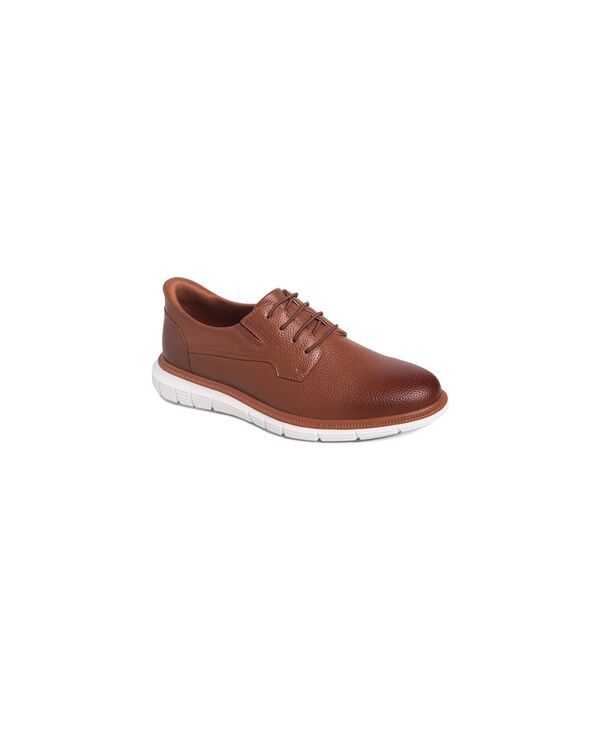 マークジョセフニューヨーク メンズ シューズ オックスフォード レザー Marc Joseph New York Mens Cloud Street HandsFree Slip On Lightweight Leather Oxfords Cognac gr