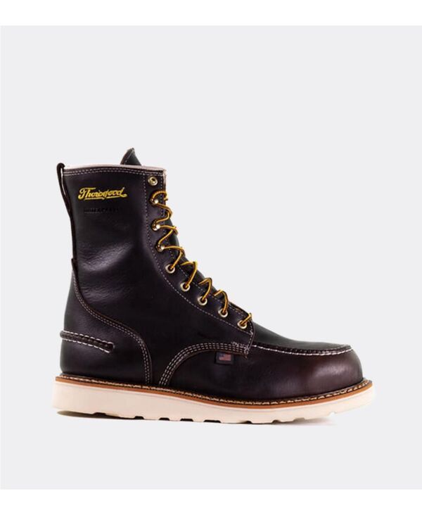 ソログッド メンズ シューズ ブーツ・レインブーツ Thorogood Mens 1957 Series Waterproof 8 Briar Pitstop Moc Toe Work Boots for Men Briar pitstop