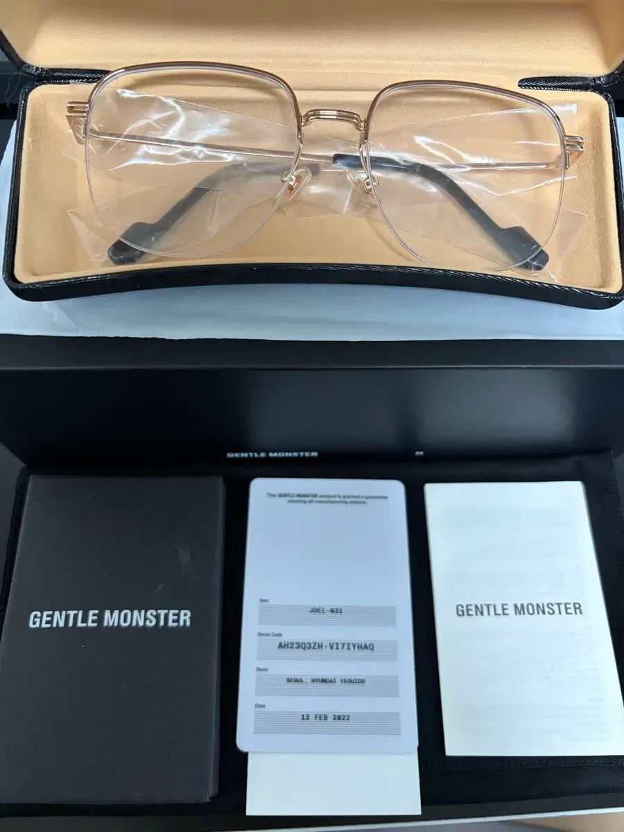 GENTLE MONSTER(ジェントルモンスター) ジョエル 031 GOLD メガネ