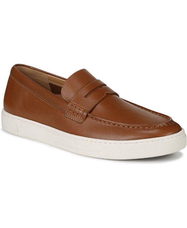 バイオニック メンズ シューズ スリッポン・ローファー Vionic Mens Thompson Loafers Tan brown leather ブラウン