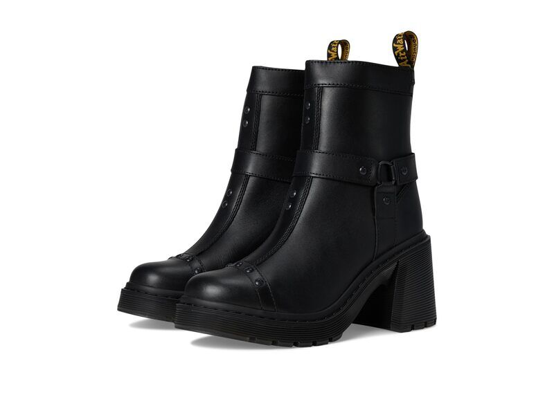 ドクターマーチン レディース シューズ ブーツ・レインブーツ Dr Martens Spence Harness Black ブラック