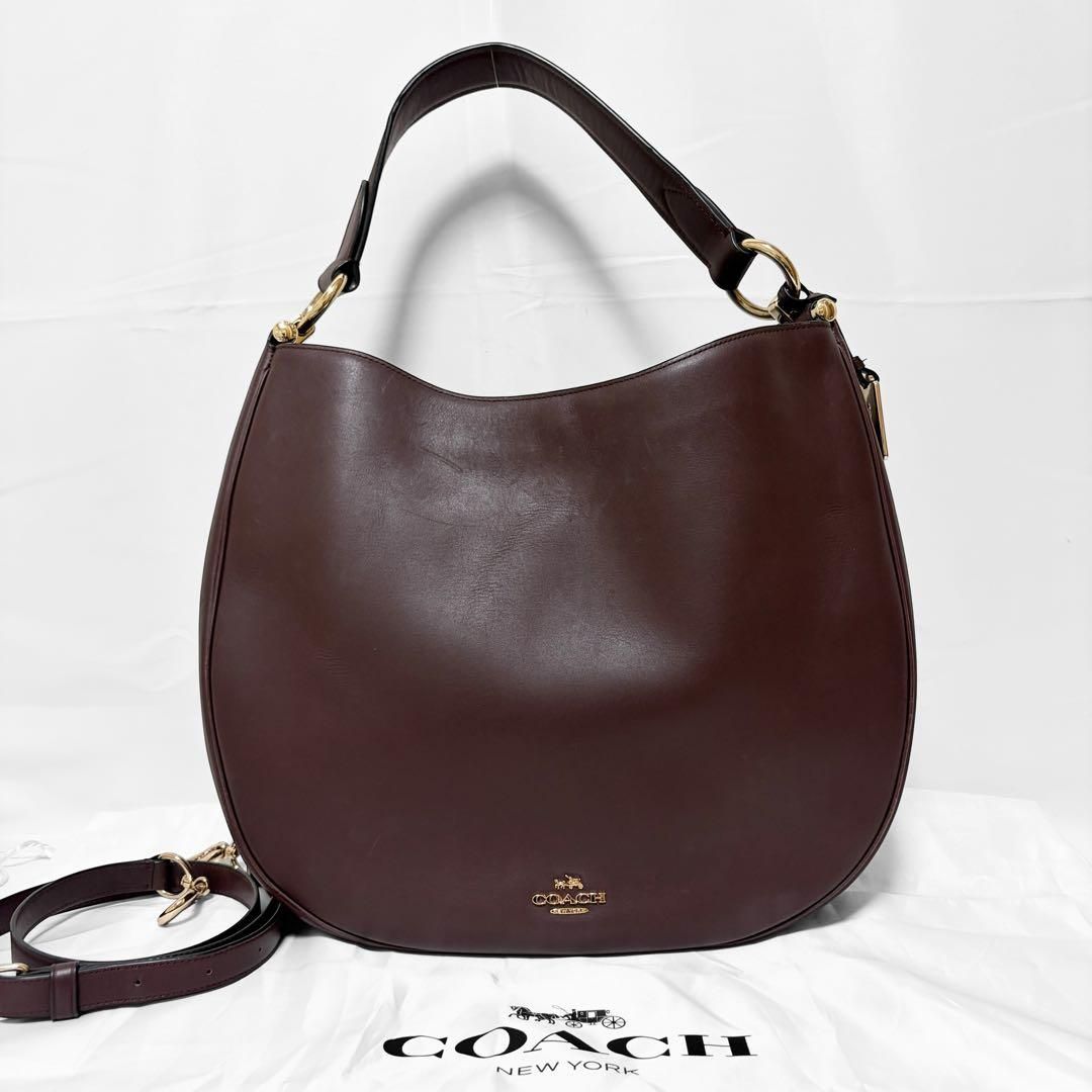 COACH コーチ 2WAYハンドバッグ ショルダーバッグ レザー ブラウン 36026