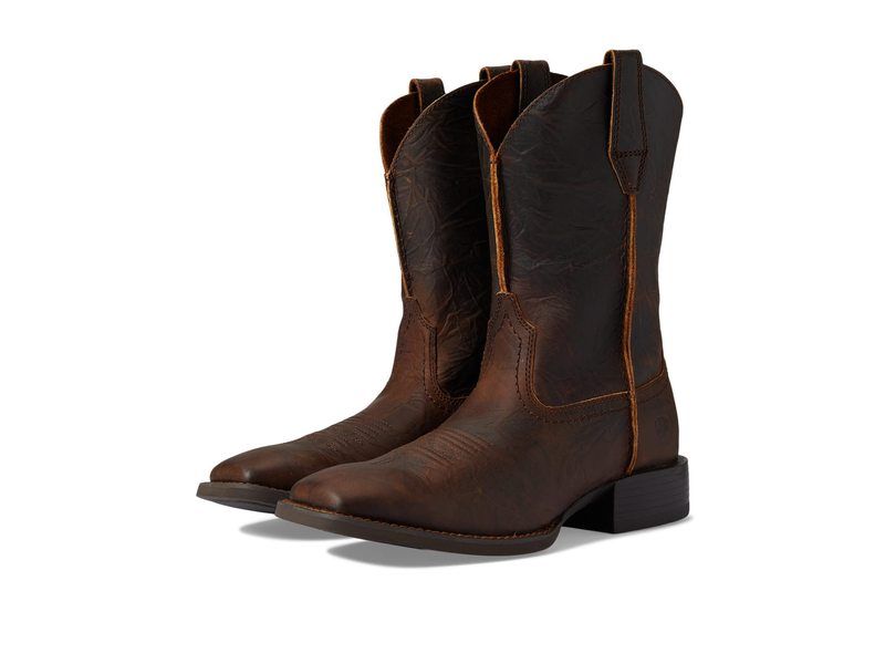 アリアト メンズ シューズ ブーツ・レインブーツ Ariat Sport Rambler Western Boot Bartop Brown ブラウン