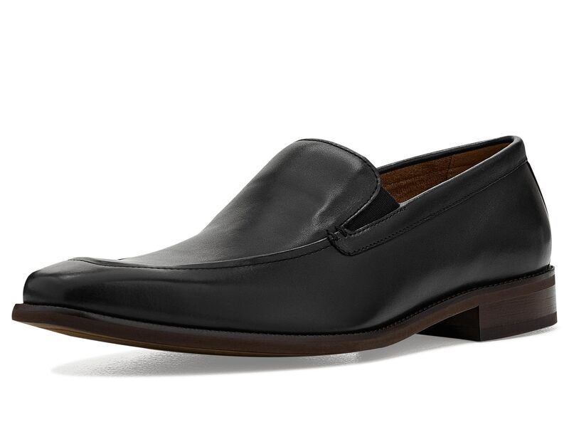 ジョンストンアンドマーフィー メンズ シューズ スリッポン・ローファー Johnston Murphy Burke Venetian Loafer Black Full Grai ブラック