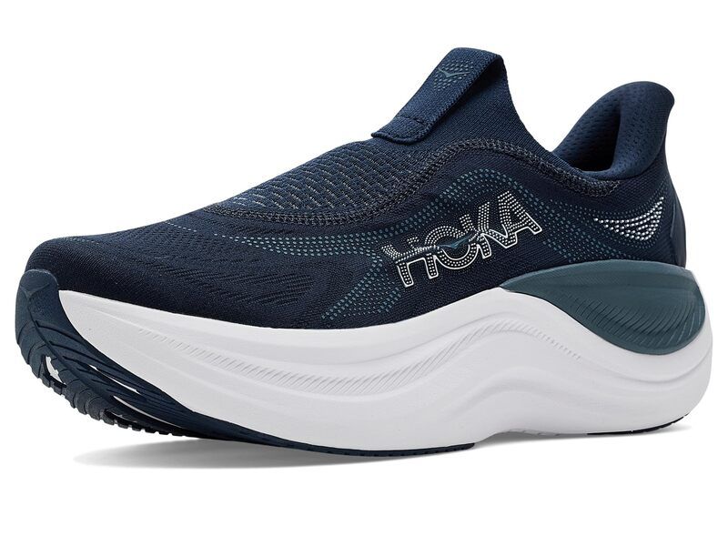 ホカオネオネ メンズ シューズ スニーカー レース Hoka Skyward Laceless Varsity NavyWh ネイビー
