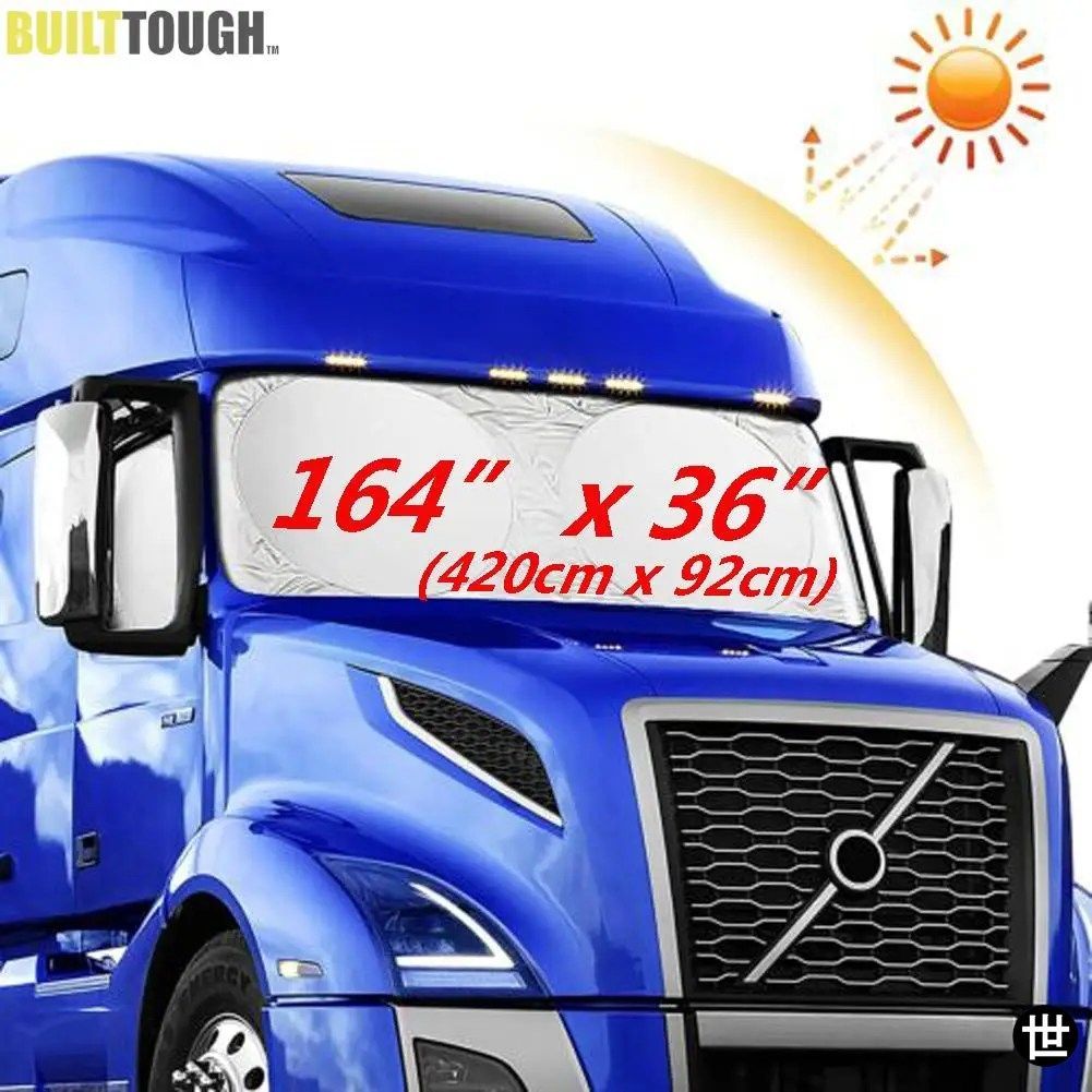 FREIGHTLINER VOLVO セミトラック RV モーターホーム用サンシェード フロントウィンドウ フロントガラス フロントスクリーン サンシェード
