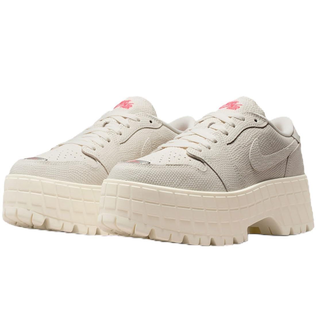 [ナイキ] ジョーダン 1 ブルックリン ロー JORDAN 1 BROOKLYN LOW ペールアイボリー/レーサーピンク/ペールアイボリー/ペールアイボリー IR0835-110 24.0cm [24.0 cm]