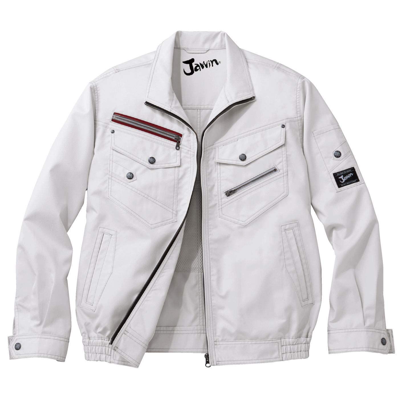 自重堂 空調服長袖ブルゾン シルバー 4L 54030 [シルバー] [M]