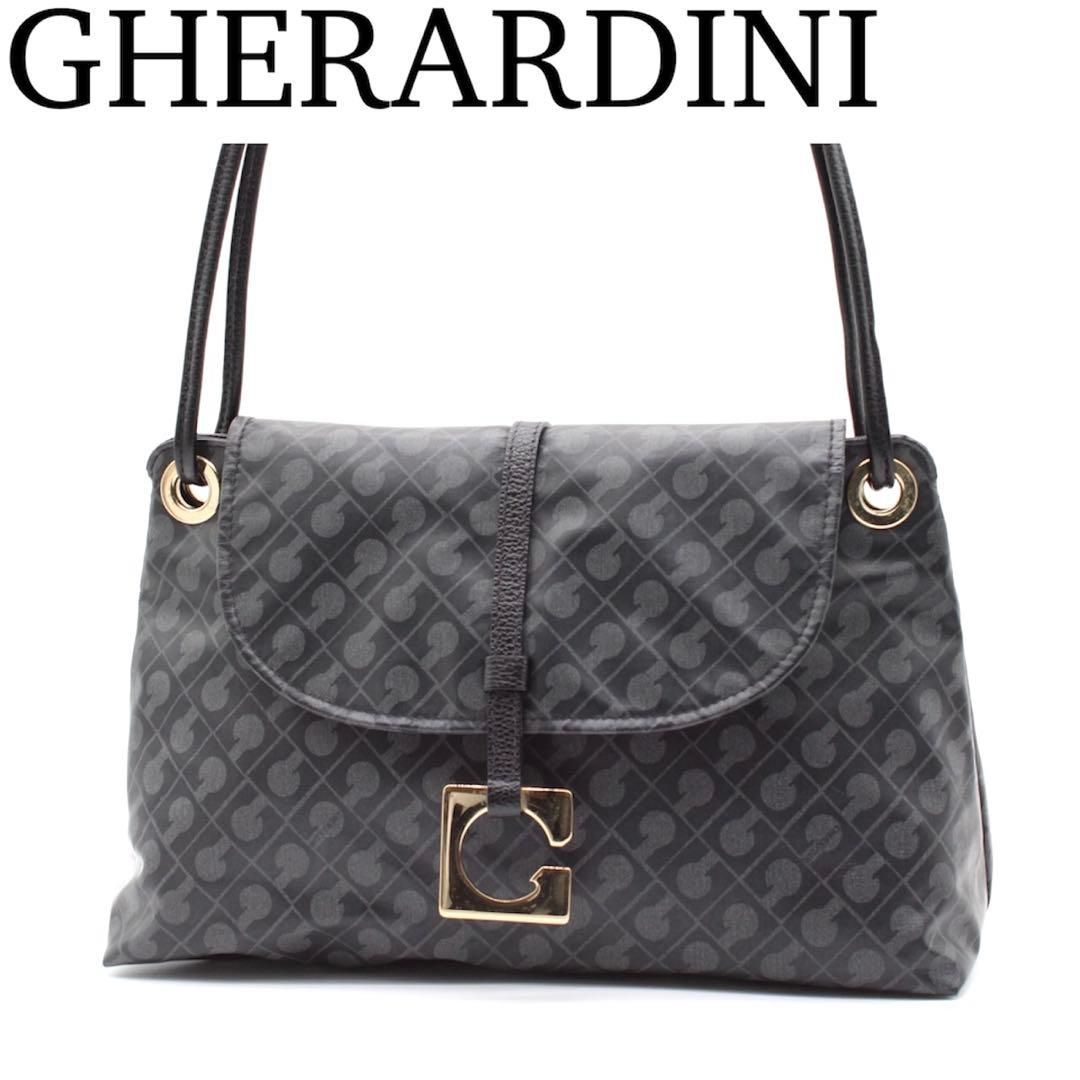 GHERARDINI ソフティ ロゴグラム ショルダーバッグ 肩掛け ナイロン
