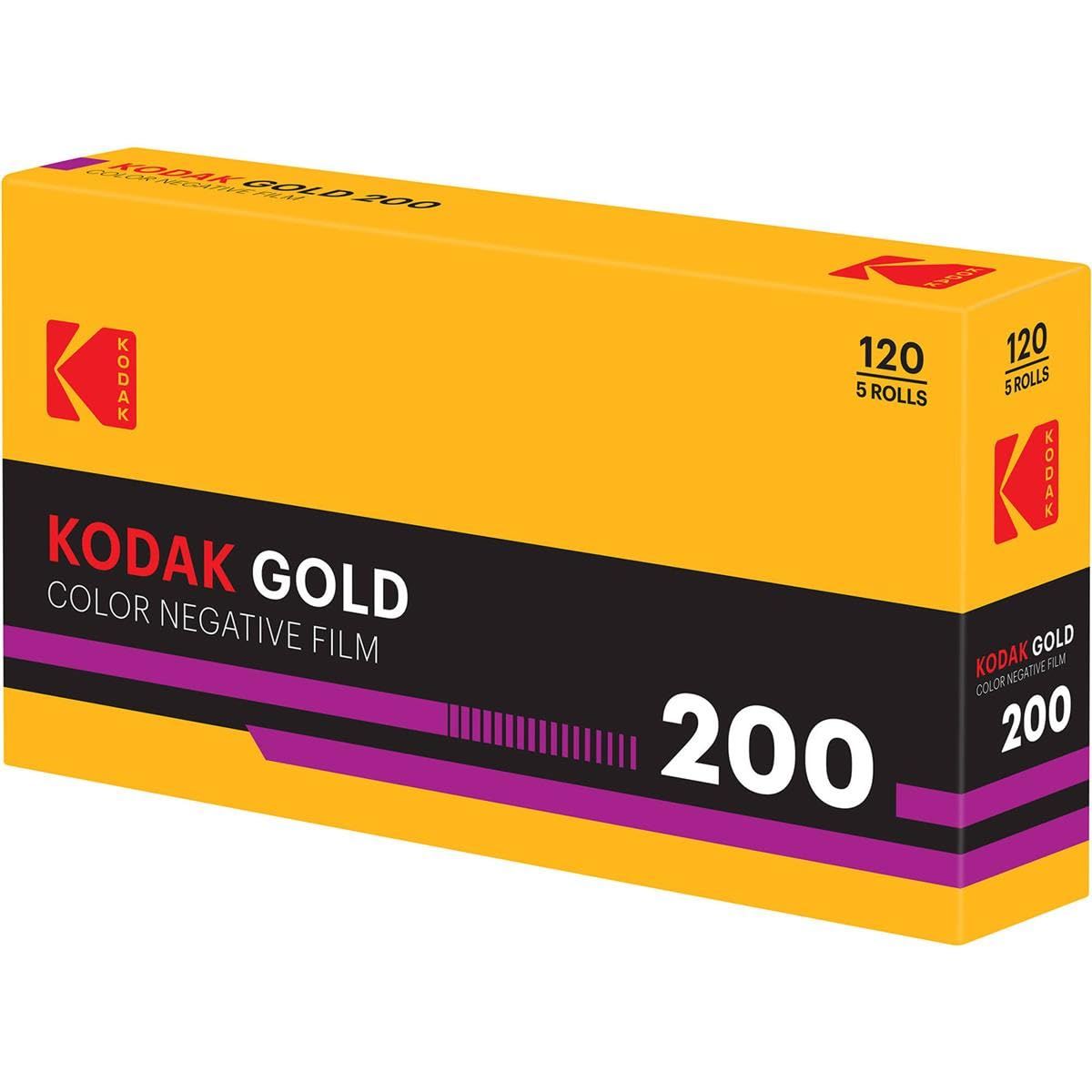 新品 Kodak カラーネガフィルム GOLD 200 120 5本パック 7518418