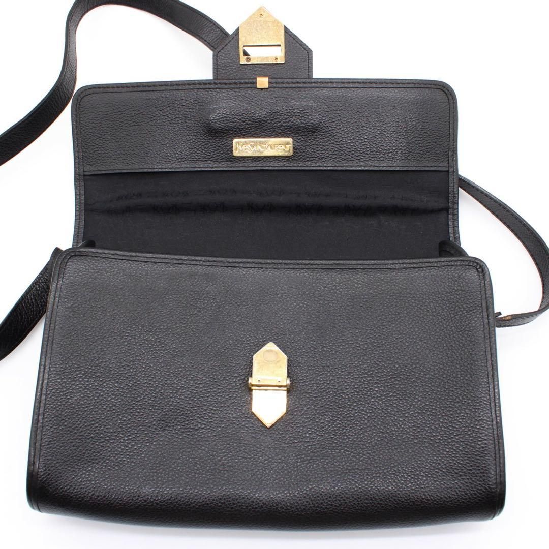 YvesSaintLaurent カサンドラ ショルダーバッグ クロスボディ 黒