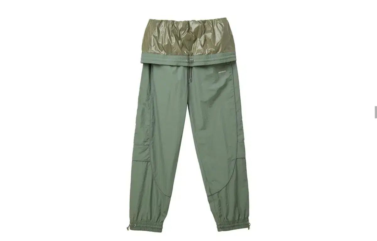 젠사이 レイヤード スタイリング トラックパンツ(カーキ)(未開封 新品)