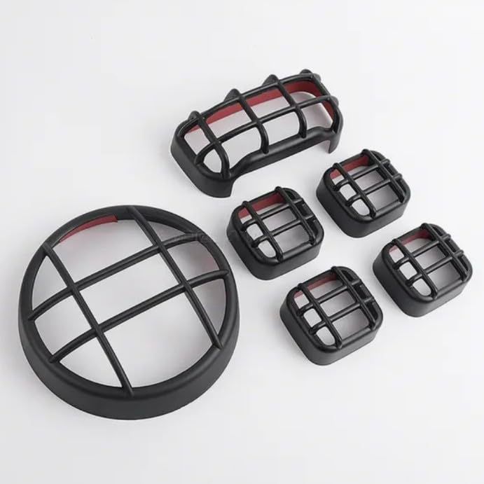 【GOLDFAUST】ハンターカブ ＣＴ１２５ ライトカバー カスタム パーツ ヘッドライト カバー＋テールランプ カバー＋ウインカー カバー セット マットブラック（艶消し黒） JA55/JA65kk a12dd232