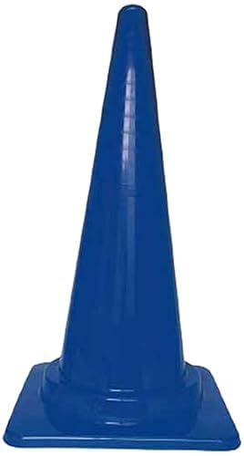 新品 トラスコ中山 (TRUSCO) 安全コーン ポリエチレン製 ブルー 幅380×高さ700mm 4本入 TCC-B 389-9764