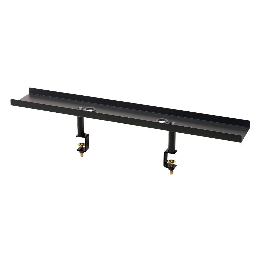 新品 【メーカー配送・設置・組立】 プラス Garage 机上棚 MRトップラック ブラック 配線トレイ ブラック 604737