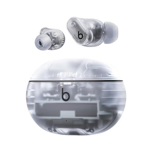 Beats Studio Buds + | ワイヤレスノイズキャンセリングイヤフォン - AppleデバイスとAndroidデバイスで互換性が向上、内蔵マイク、耐汗仕様Bluetoothイヤフォン、空間オーディオ - トランスペアレントp 611bae51