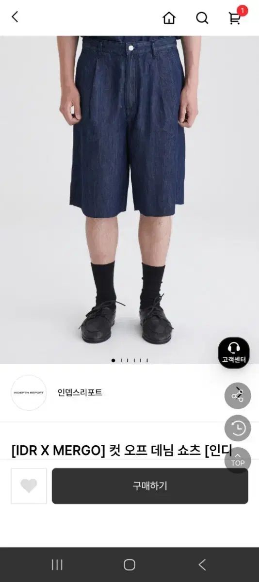 IDR メロゴー カットオフ ハーフパンツ 2サイズ 出品