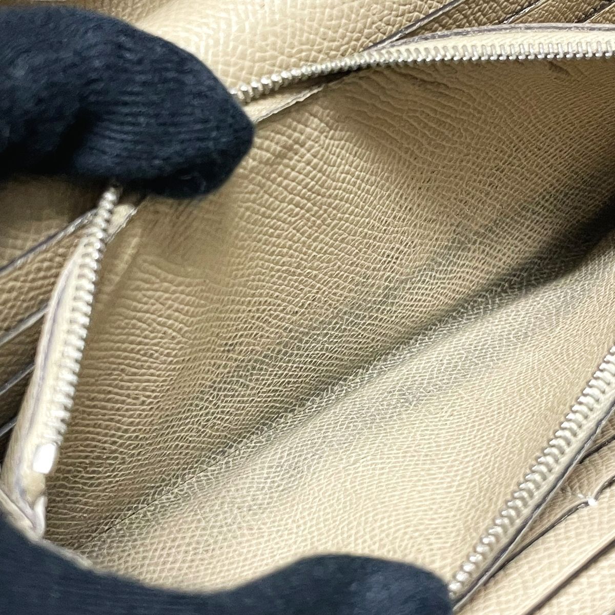 中古】 HERMES エルメス ケリーウォレット トレンチ/SV金具 ヴォー 
