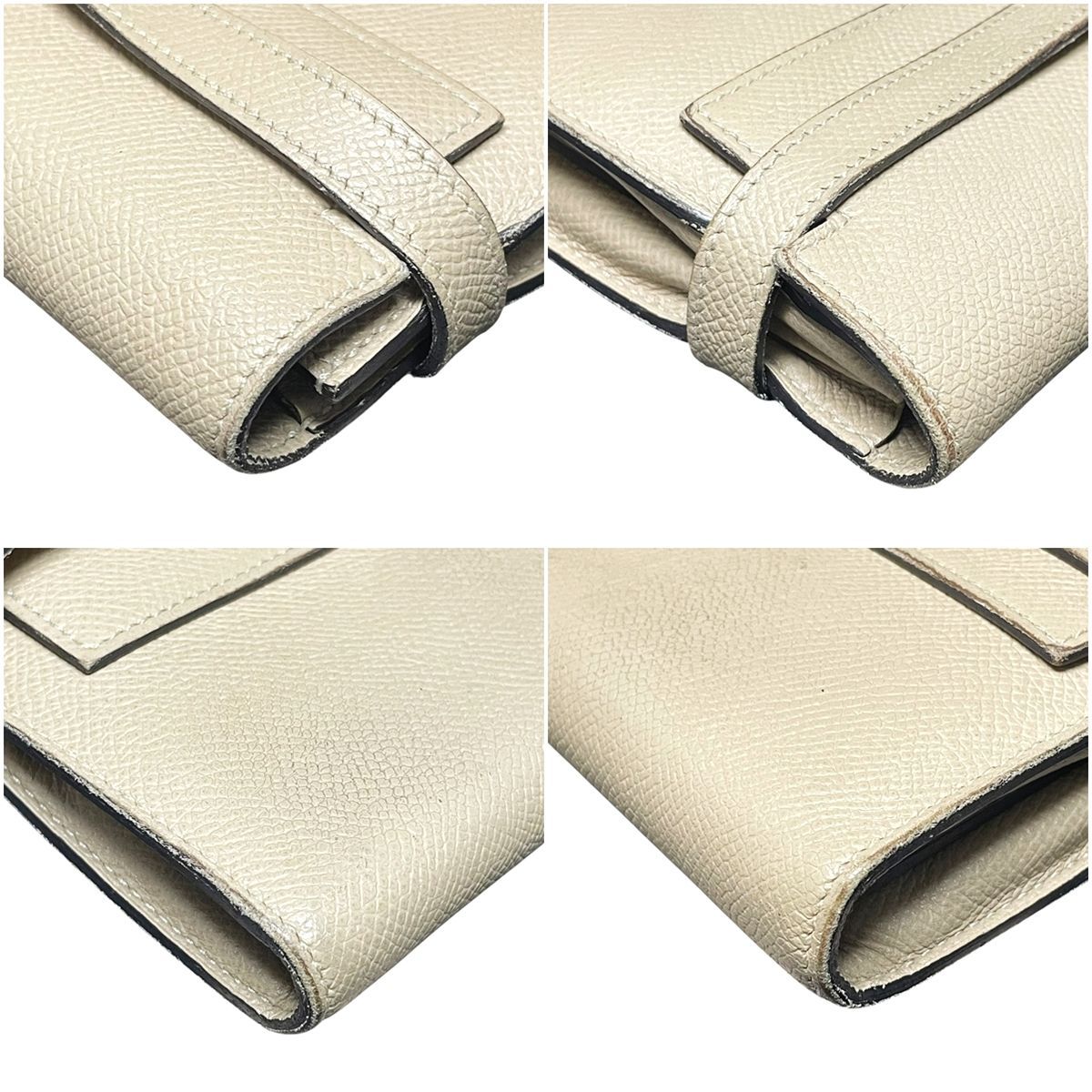 中古】 HERMES エルメス ケリーウォレット トレンチ/SV金具 ヴォー 