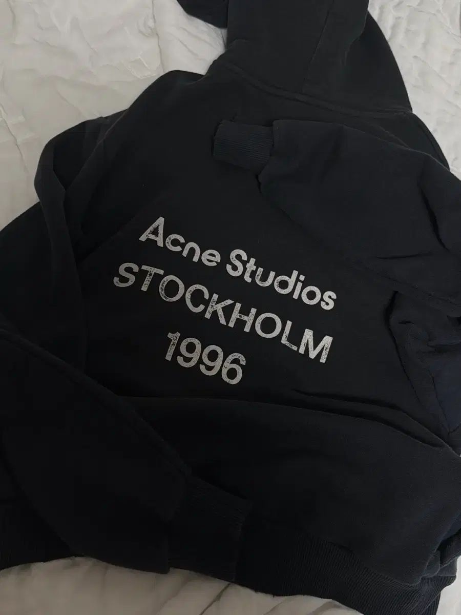 Acne Studios アクネストゥディオズ ロゴ フーディー セーター ブラック XXS