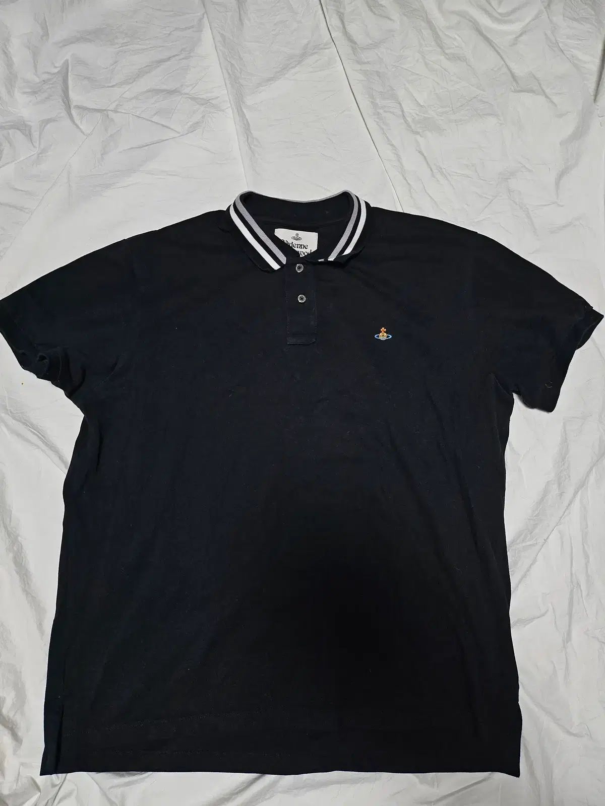 Vivienne Westwood ヴィヴィアン・ウエストウッド カラーネック スモールロゴ Tシャツ カラーTシャツ PKTシャツ XL