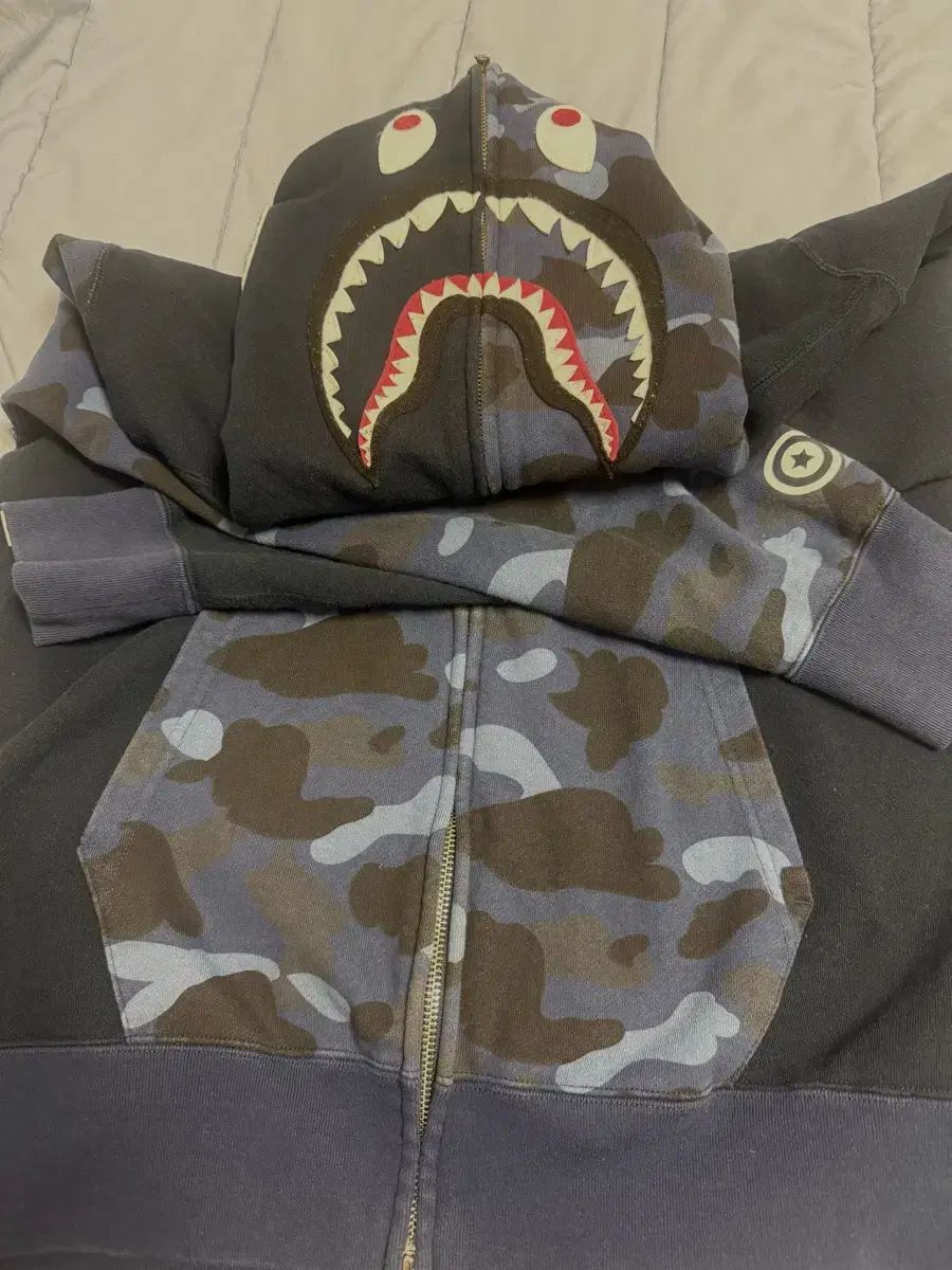 A BATHING APE デニム カモフラ L