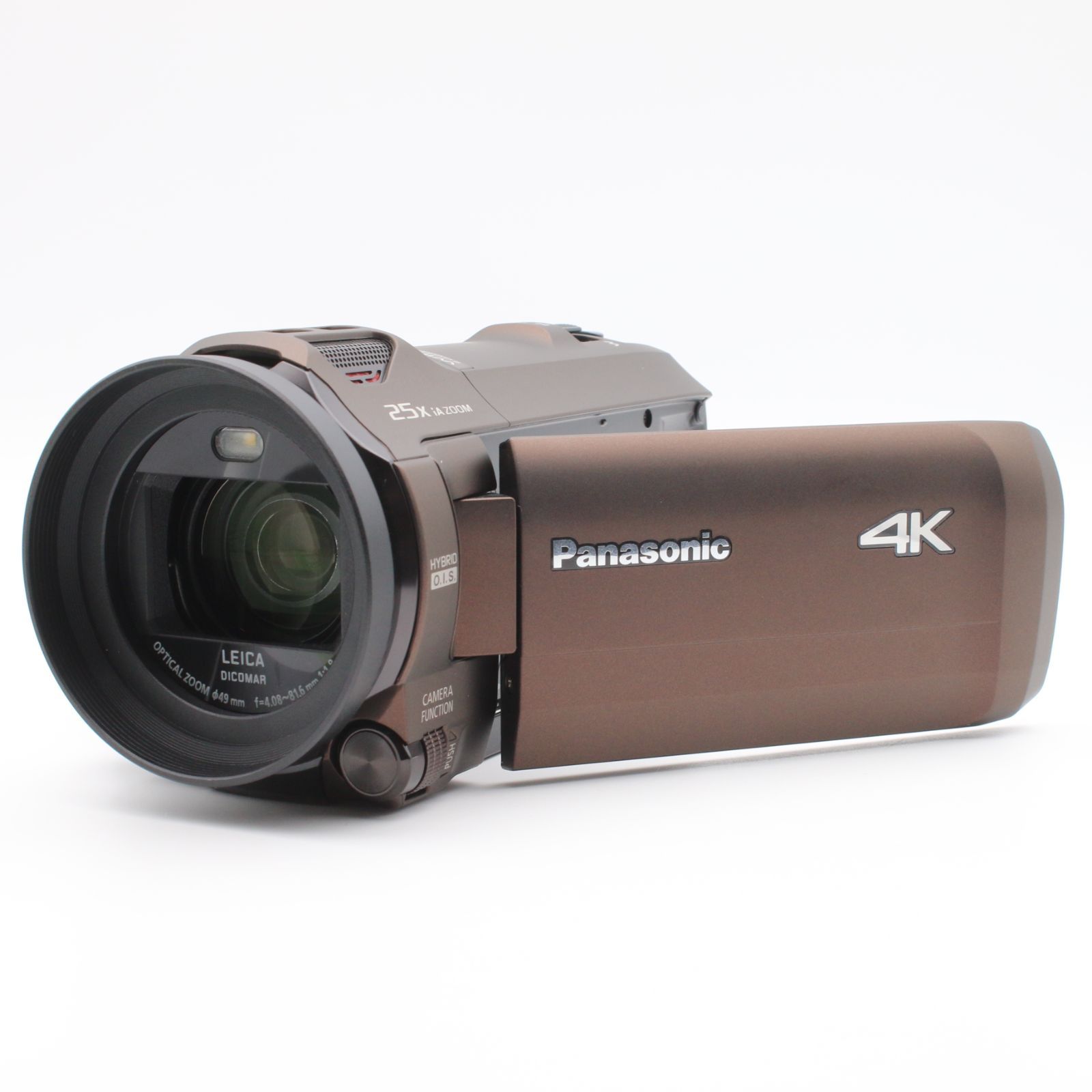 極上品】 Panasonic HC-VX992MS カカオブラウン 4K ビデオカメラ 64GB