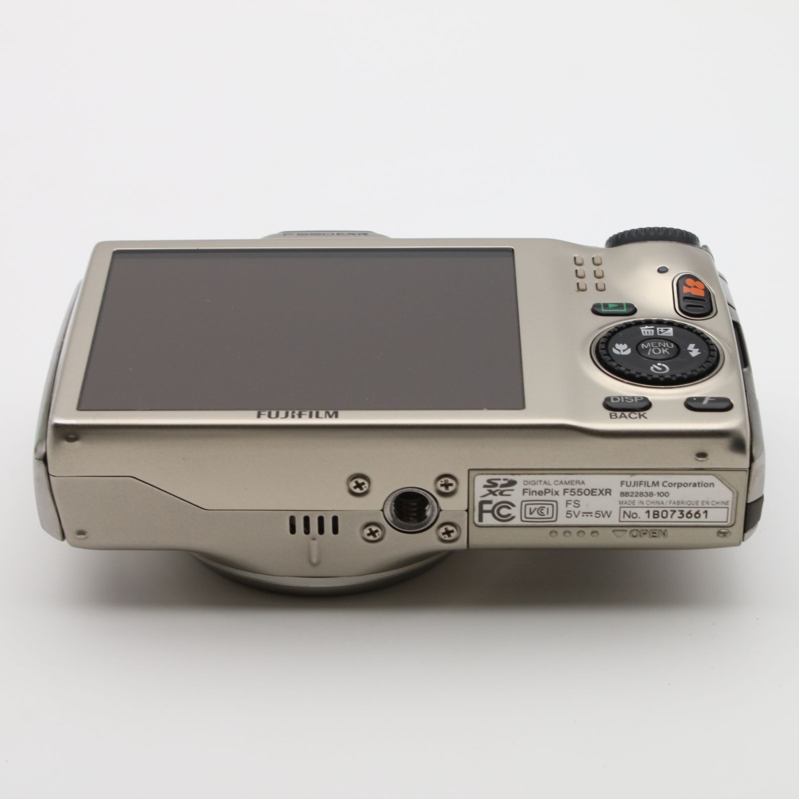 ■ 美品 ■ FUJIFILM FINEPIX F550EXR ゴールド 極上品】 FUJIFILM FinePix F550EXR シャンパンゴールド 光学15倍 FX