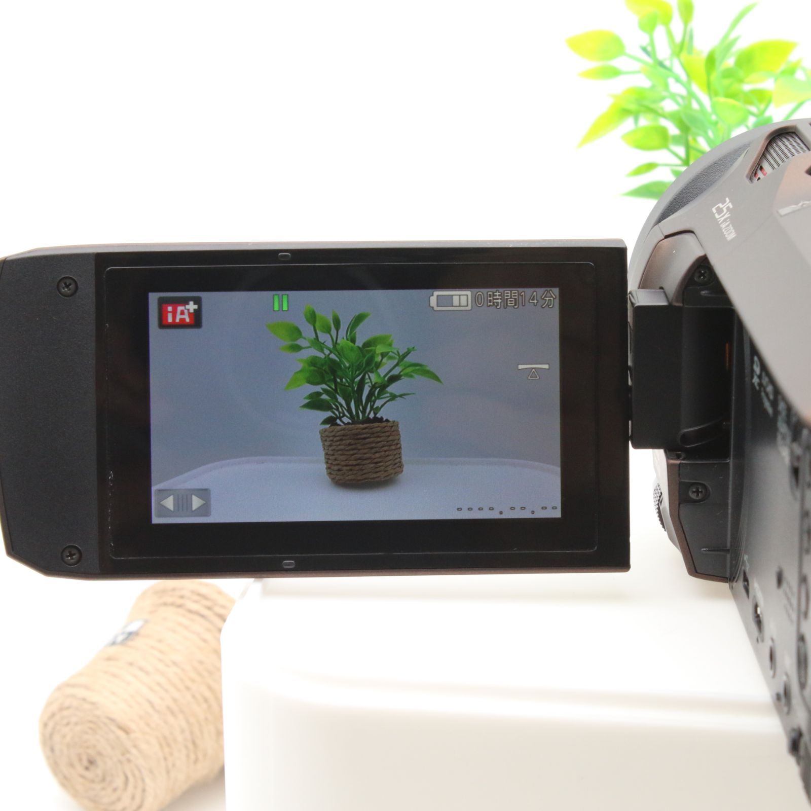 極上品】 Panasonic HC-VX992MS カカオブラウン 4K ビデオカメラ 64GB