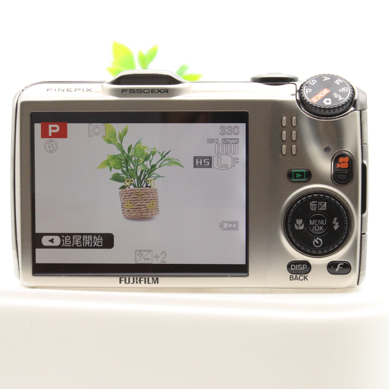極上品】 FUJIFILM FinePix F550EXR シャンパンゴールド 光学15倍 FX