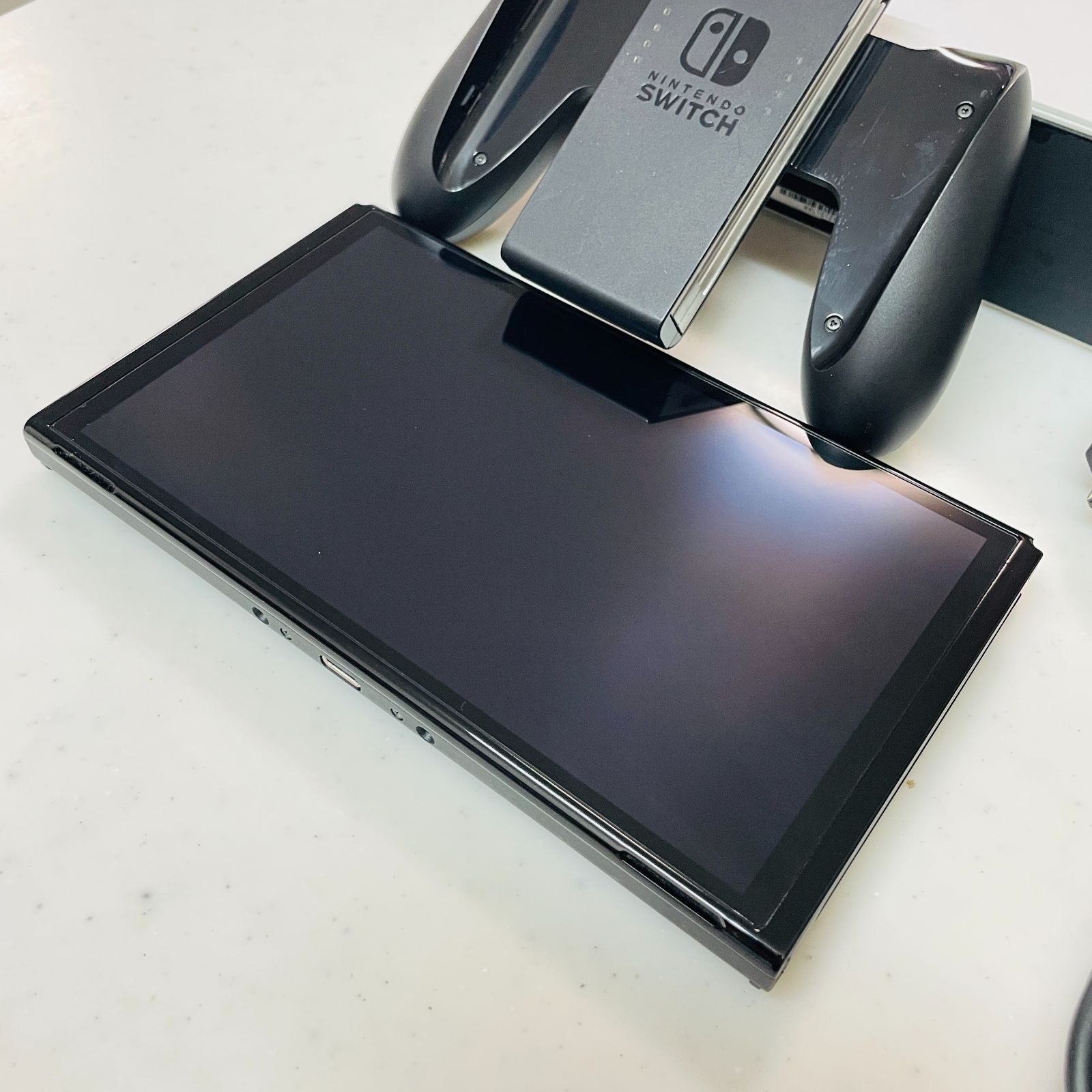 Nintendo Switch 有機ELモデル ホワイト 本体 ジョイコン欠品 付属品