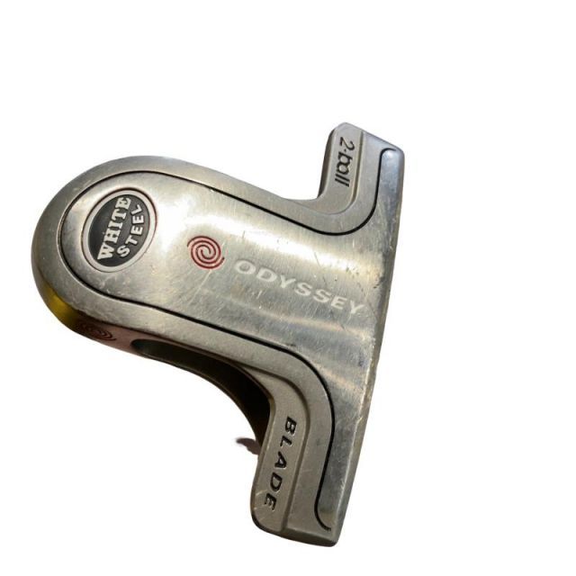 【中古】 オデッセイ WHITE STEEL 2・ball BLADE 34インチ パター PT スチール (フレックスその他) メンズ 男性用 右利き 右用 Cランク ゴルフクラブ